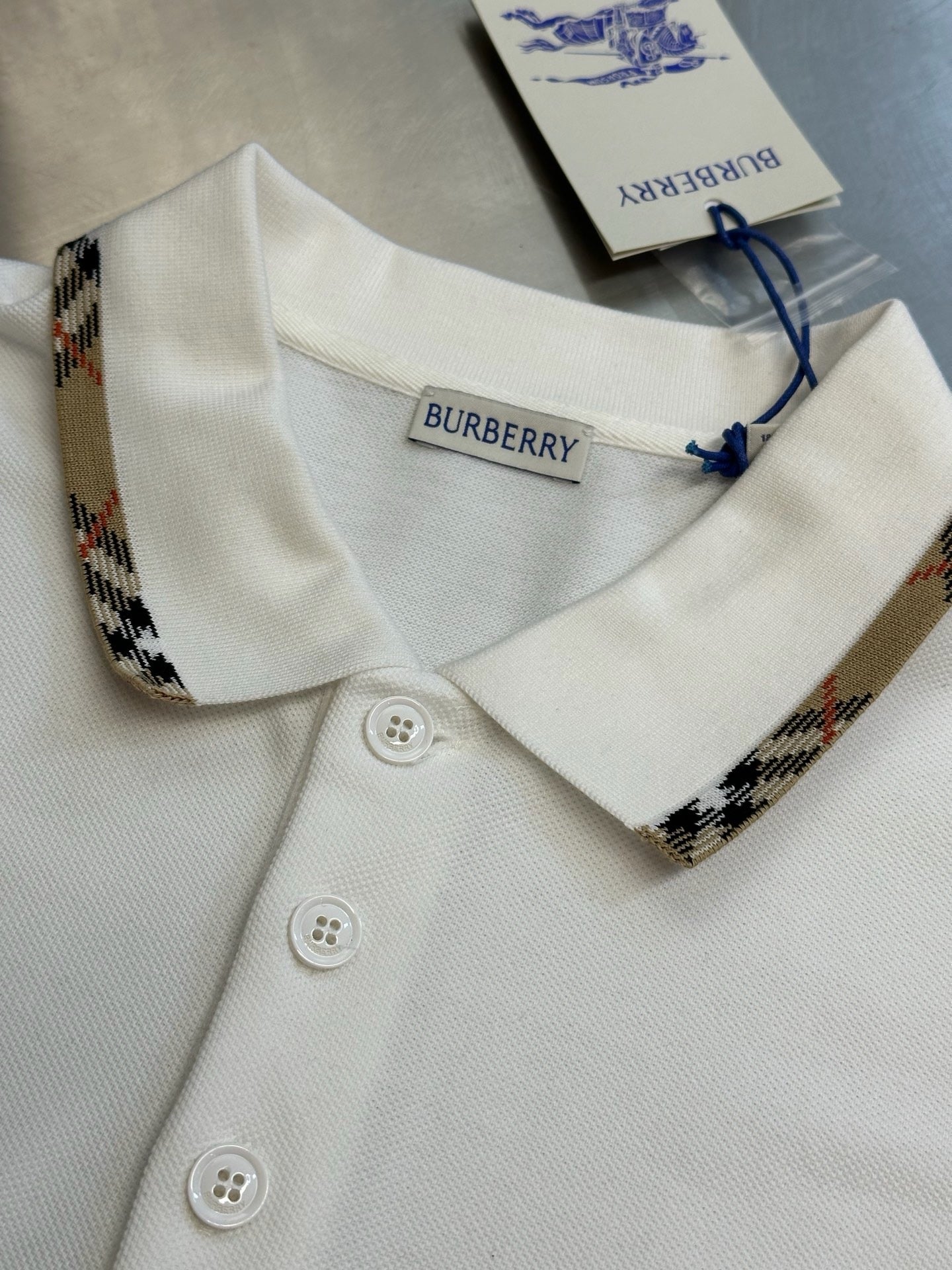 Black and White Polo