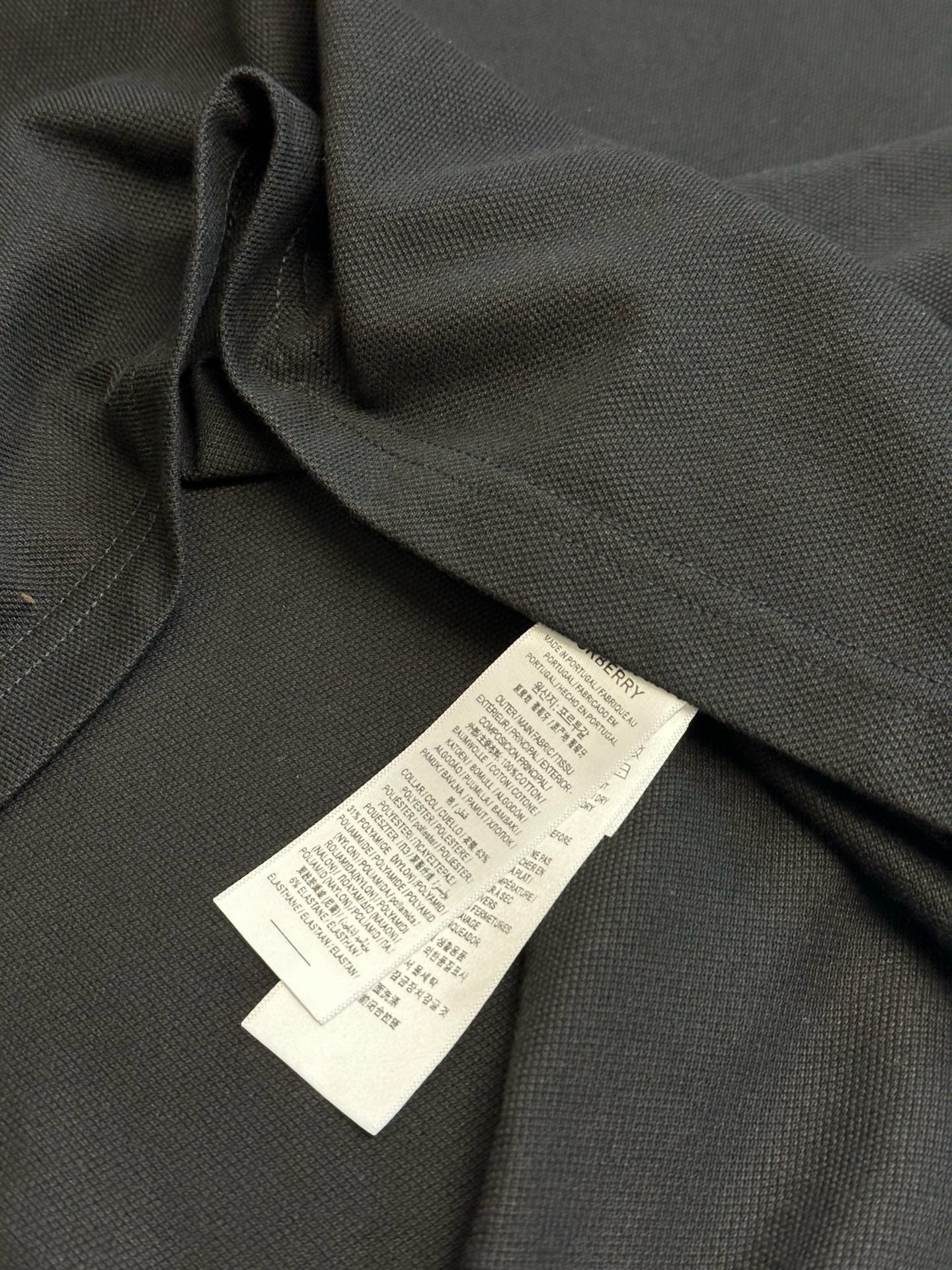 Black and White Polo