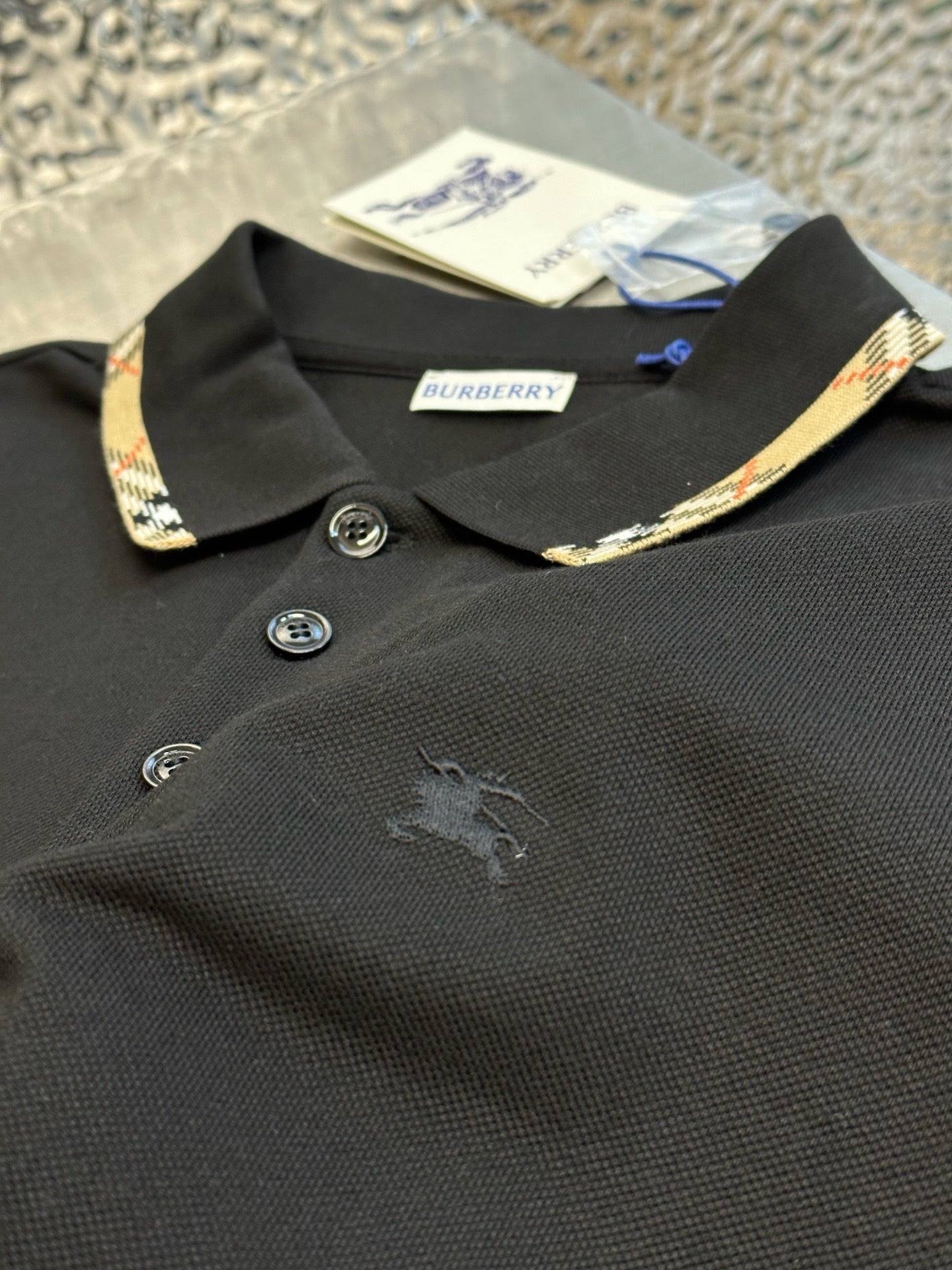 Black and White Polo