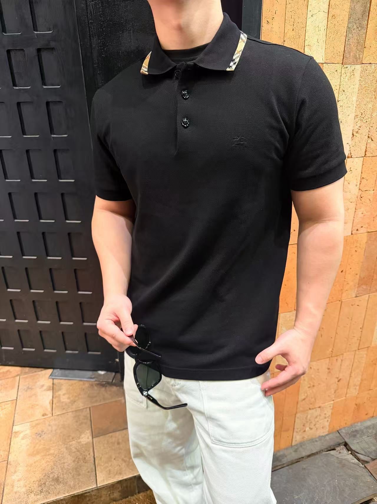 Black and White Polo