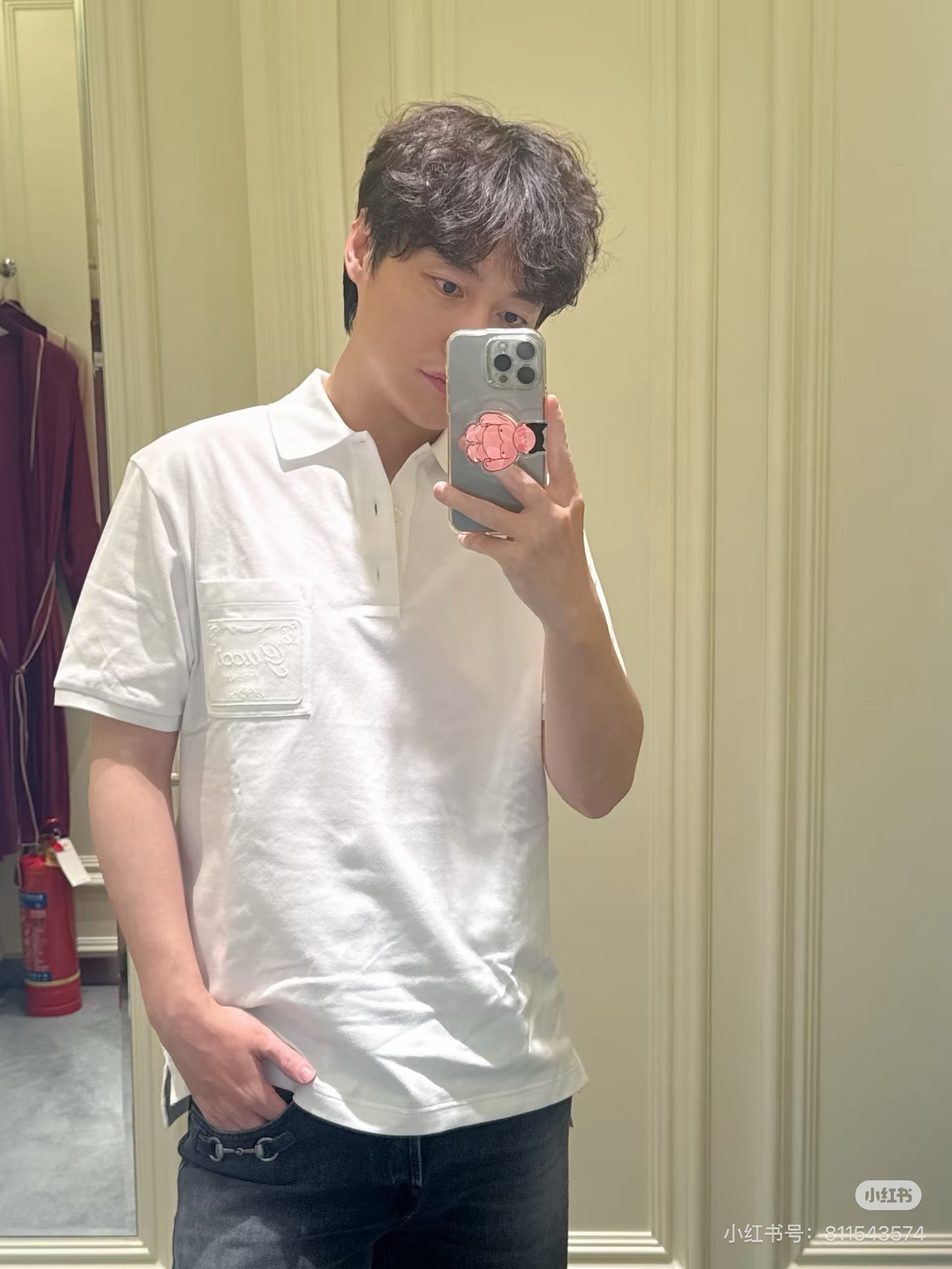 Black and White Polo