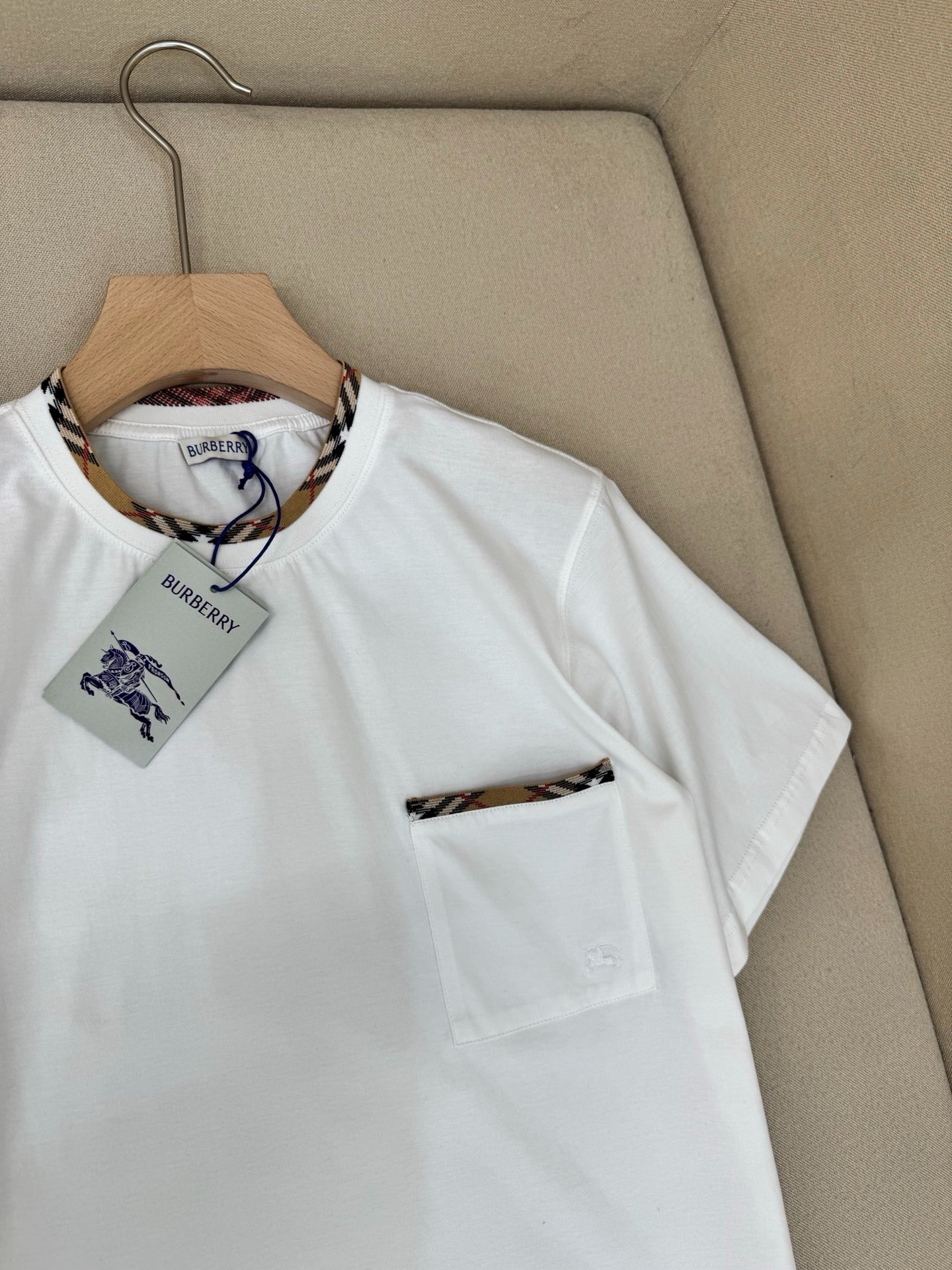 Blue and White T-shirt