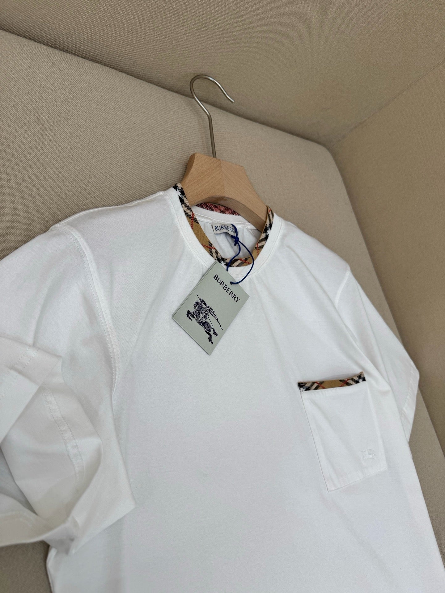 Blue and White T-shirt