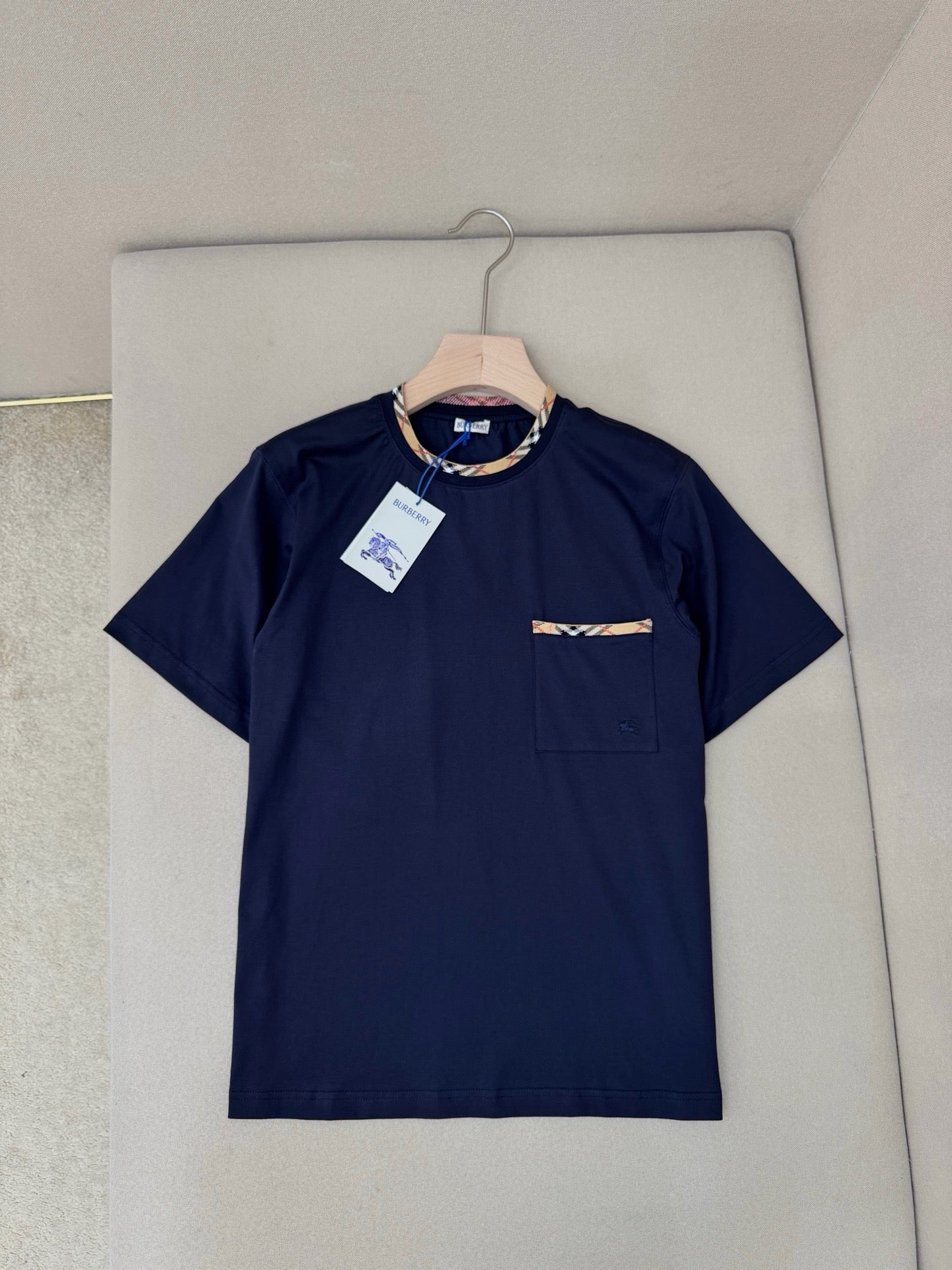 Blue and White T-shirt