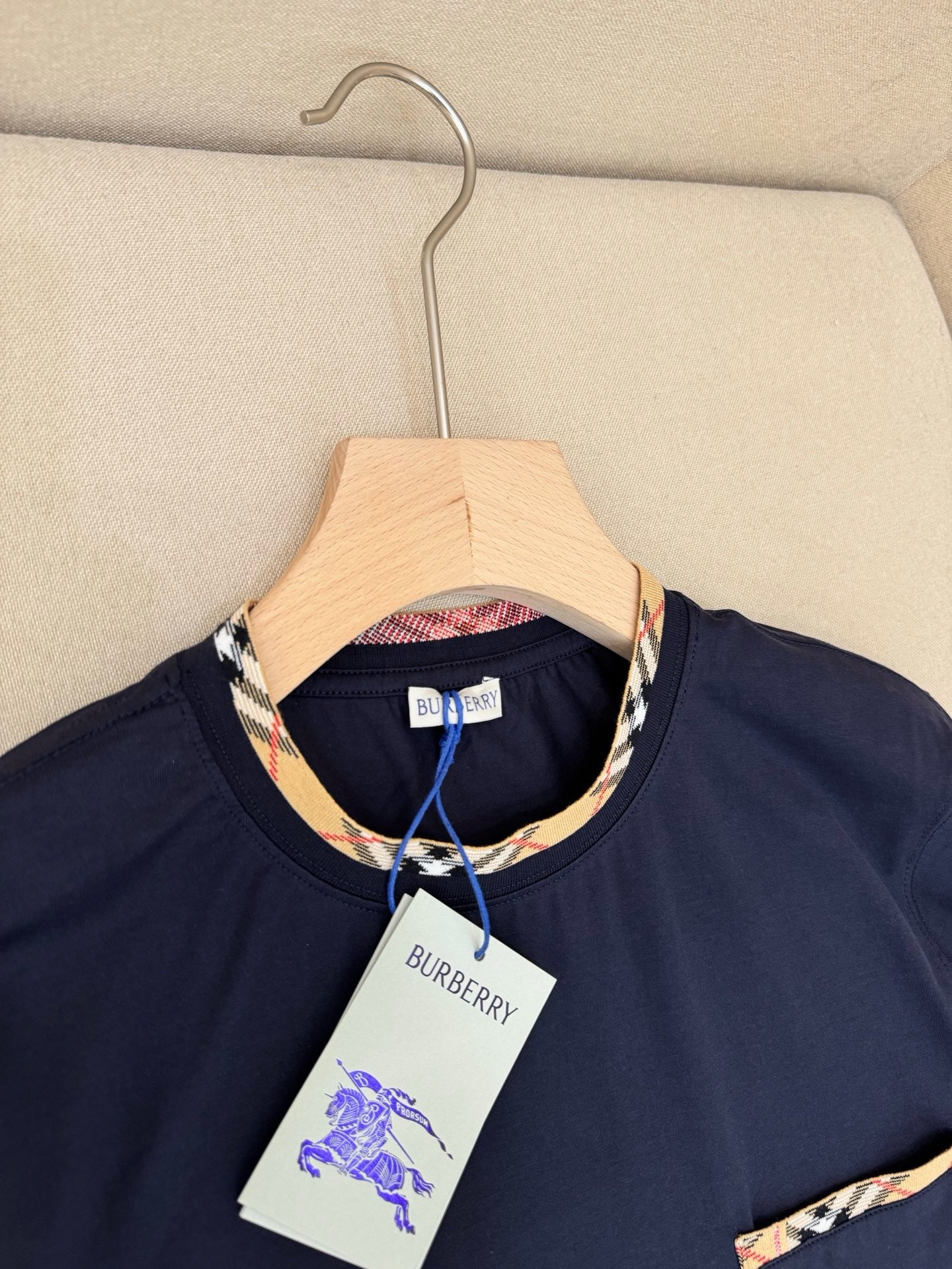 Blue and White T-shirt
