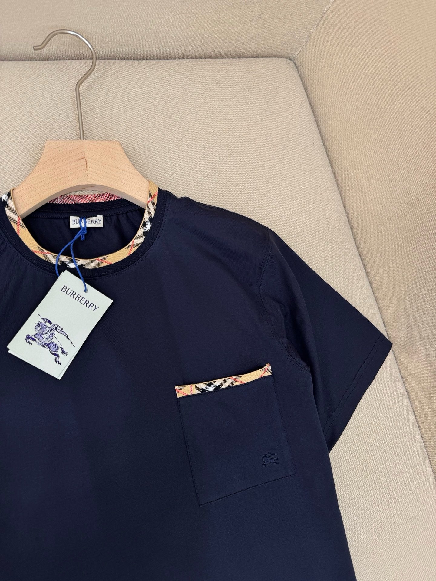 Blue and White T-shirt
