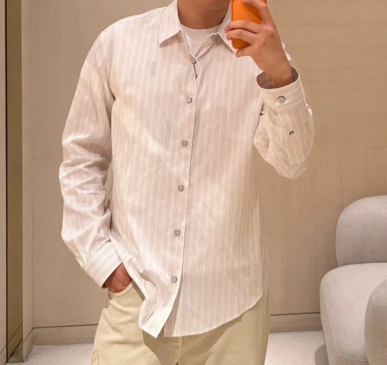 Cream Shirt