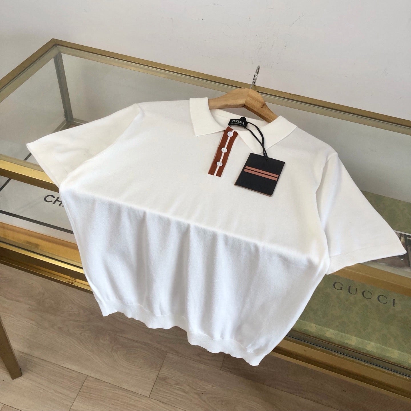 Black and White Polo