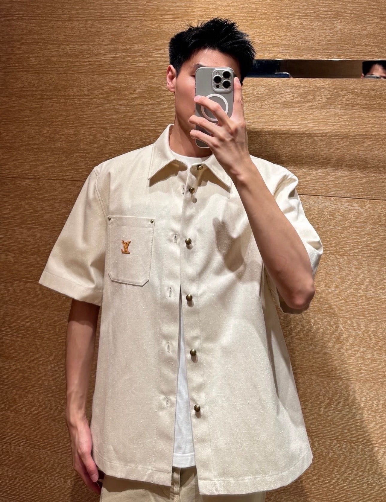 Beige Shirt