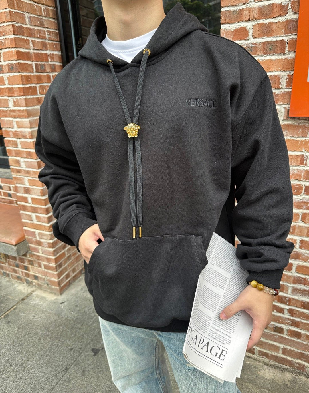Black and White Hoodie