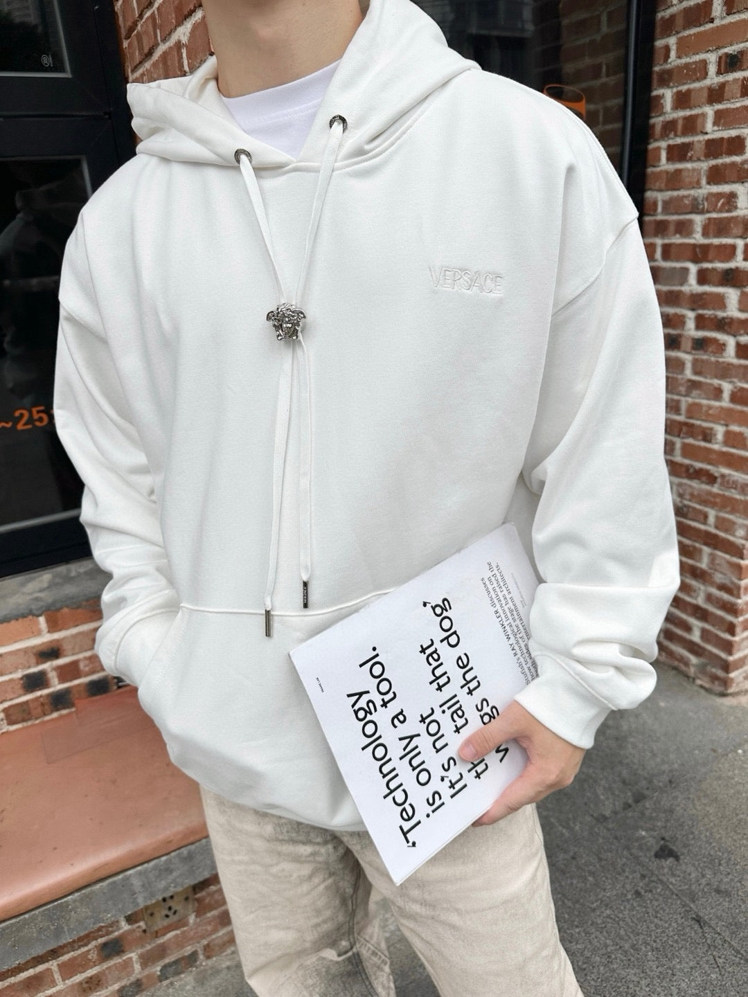 Black and White Hoodie