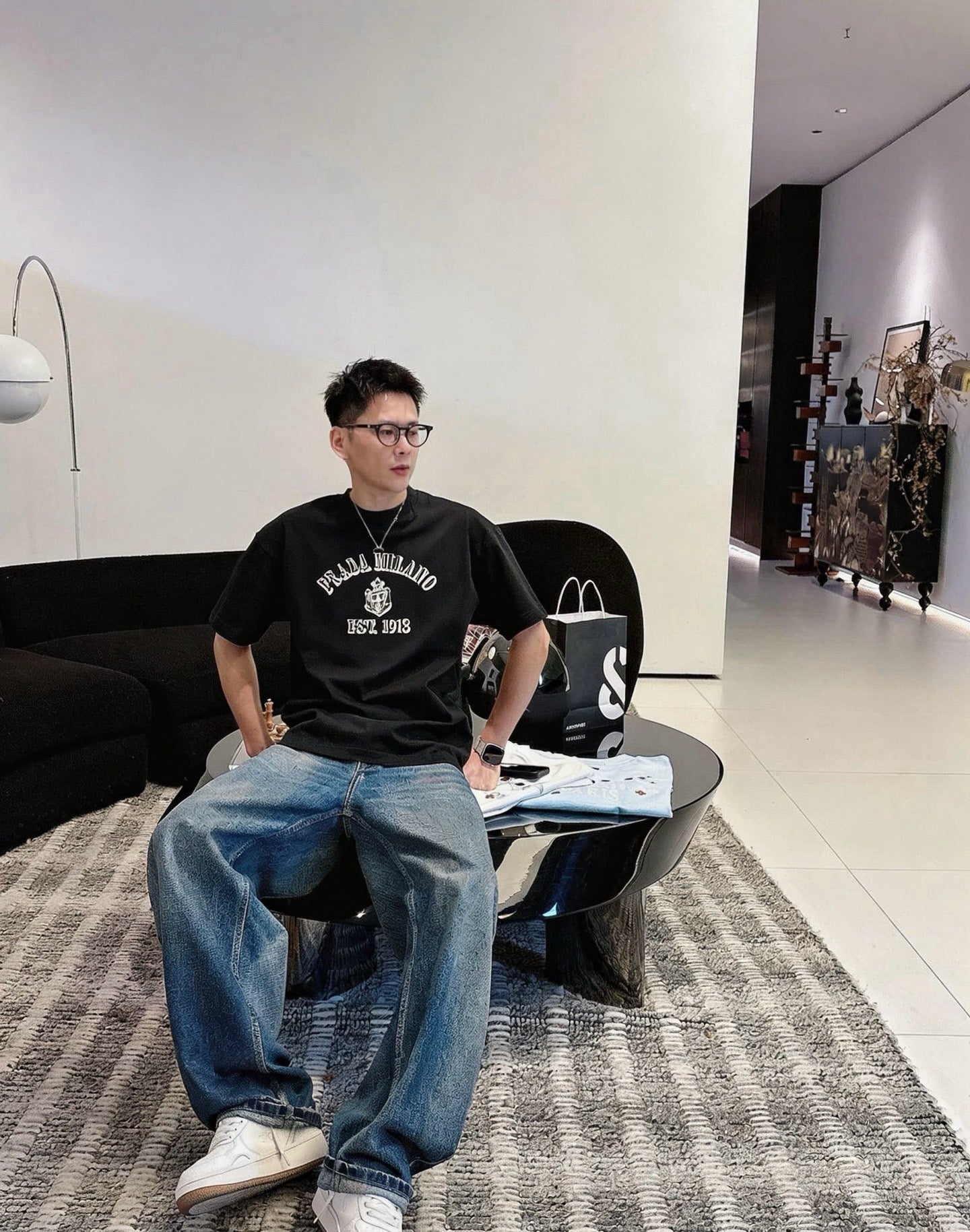 Black and White T-Shirt