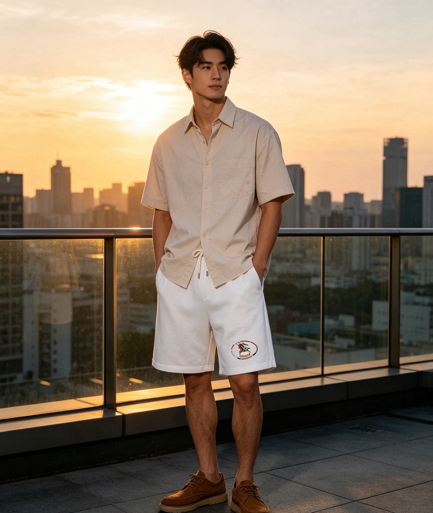 White Shorts