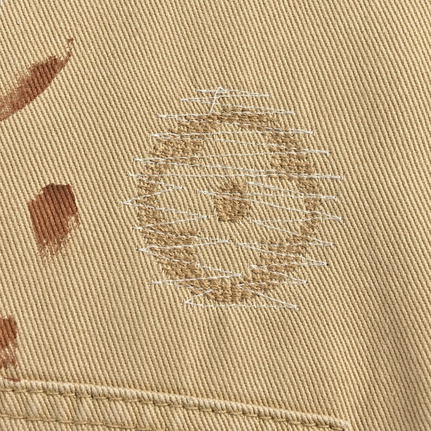 Beige Shorts