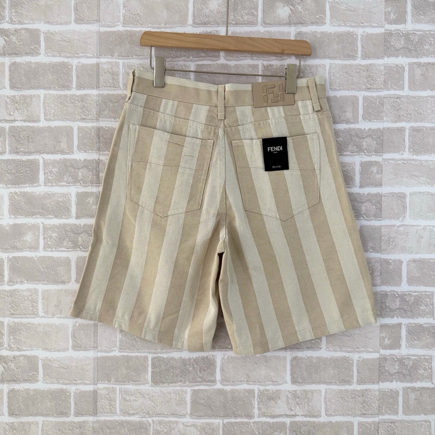 Beige Shorts