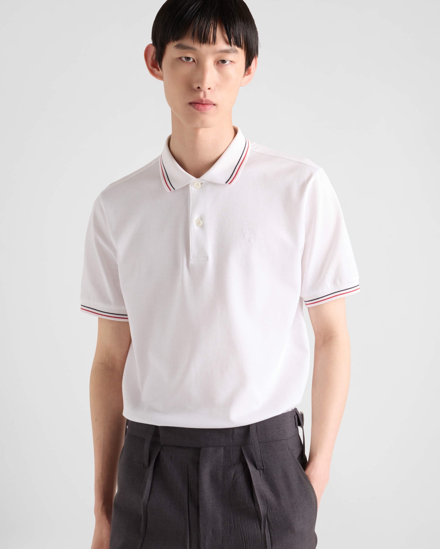 Black and White Polo