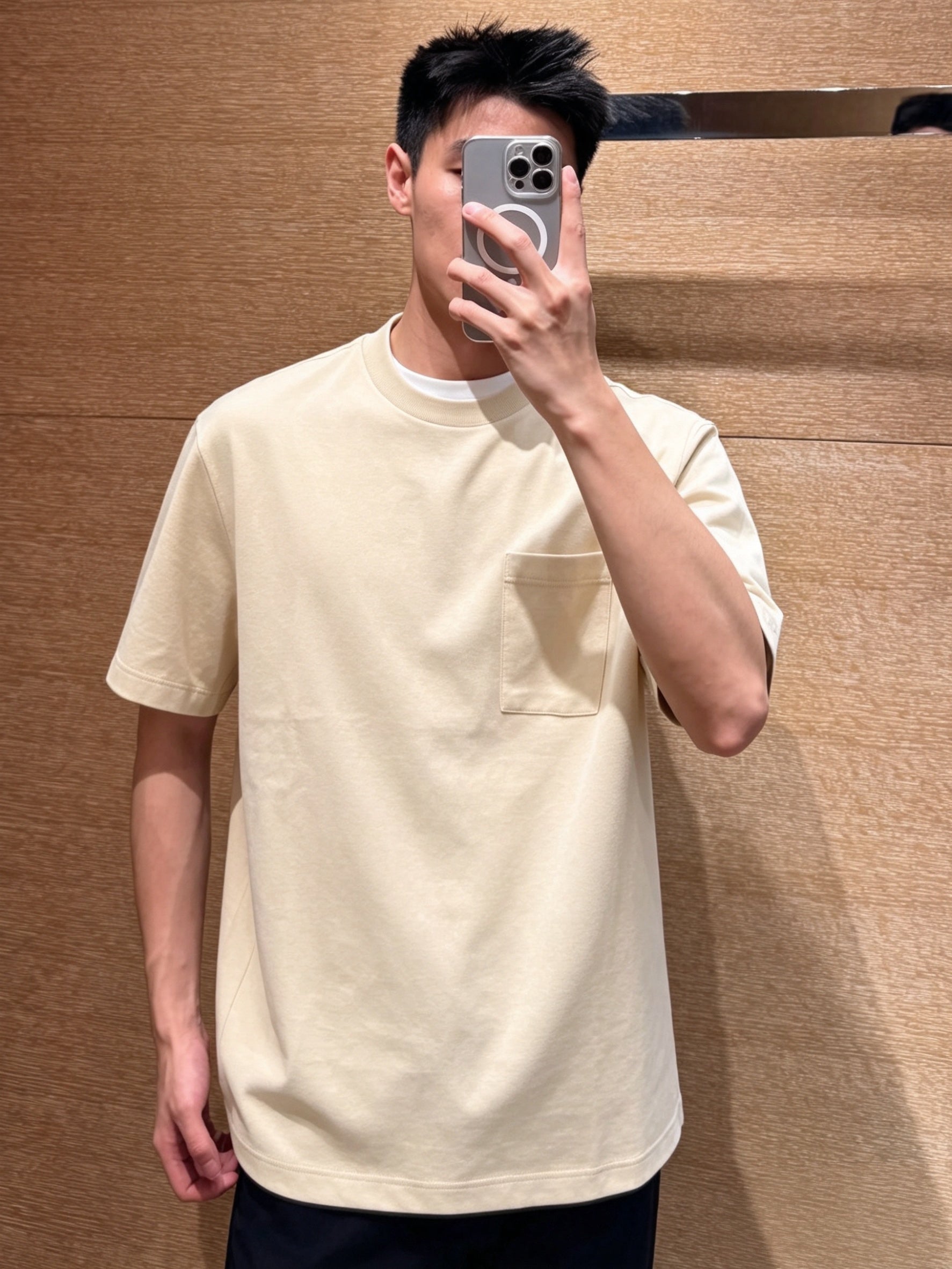 Cream T-shirt