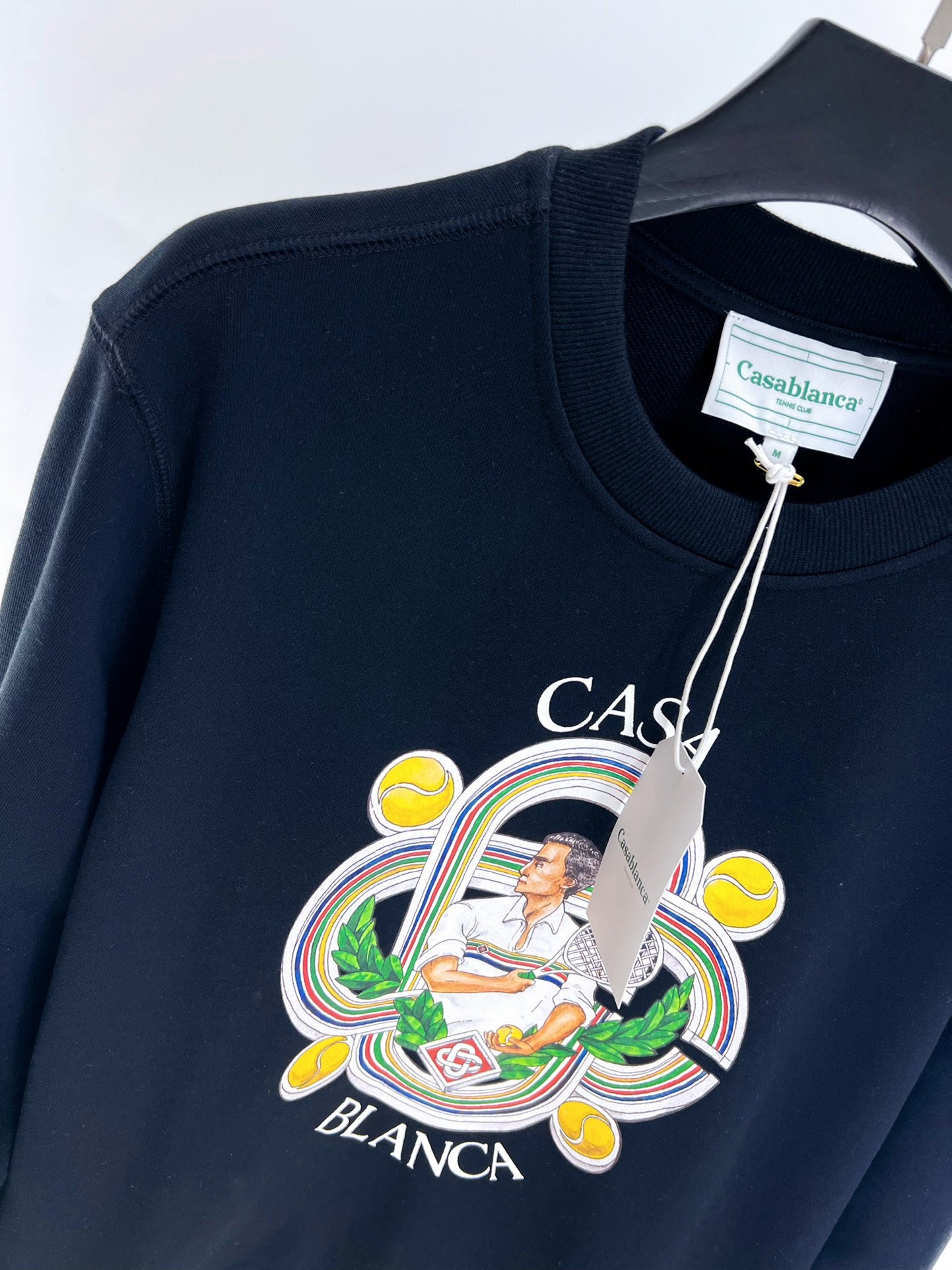 Schwarz-weißes Sweatshirt