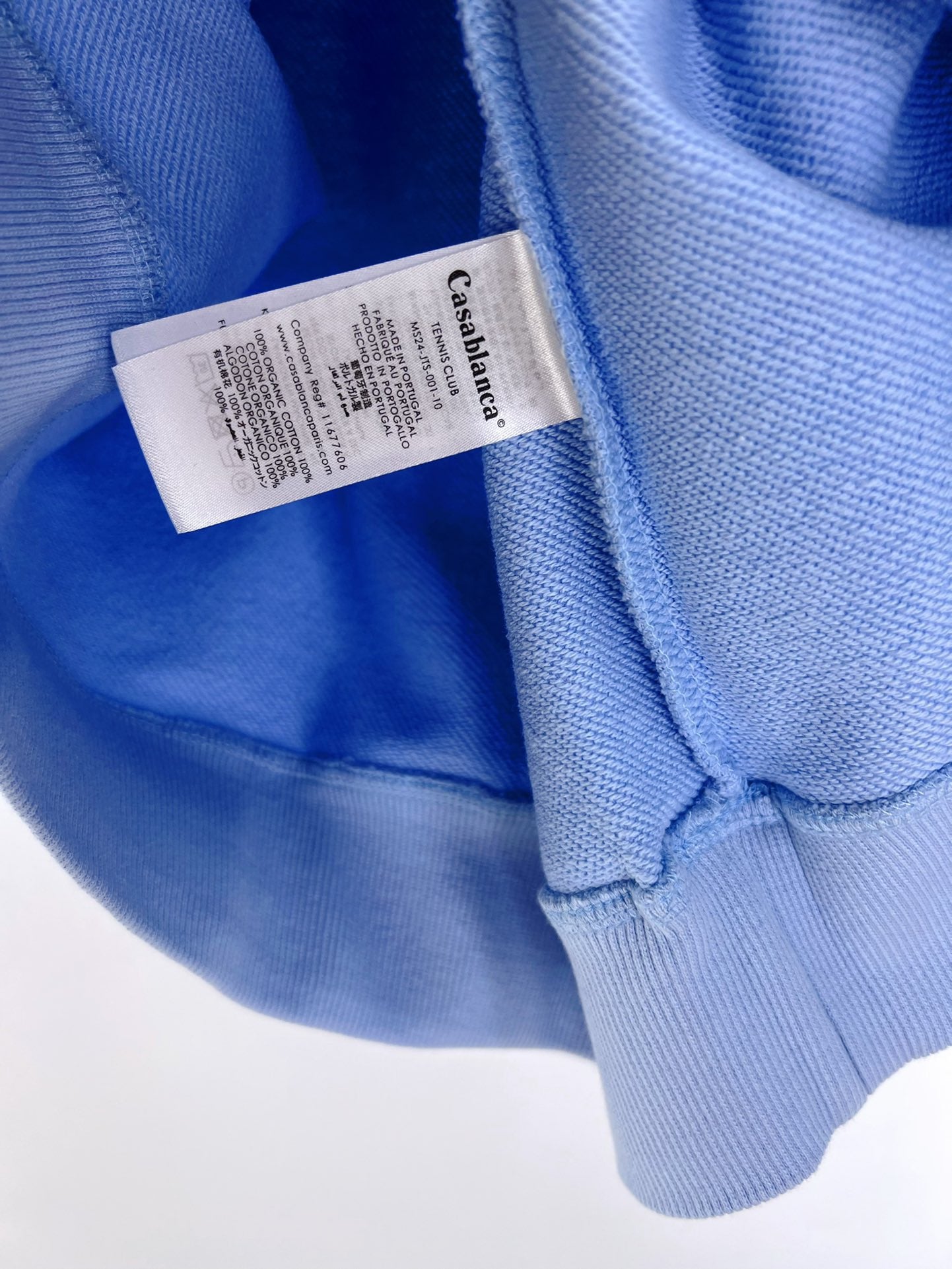 Himmelblaues Sweatshirt