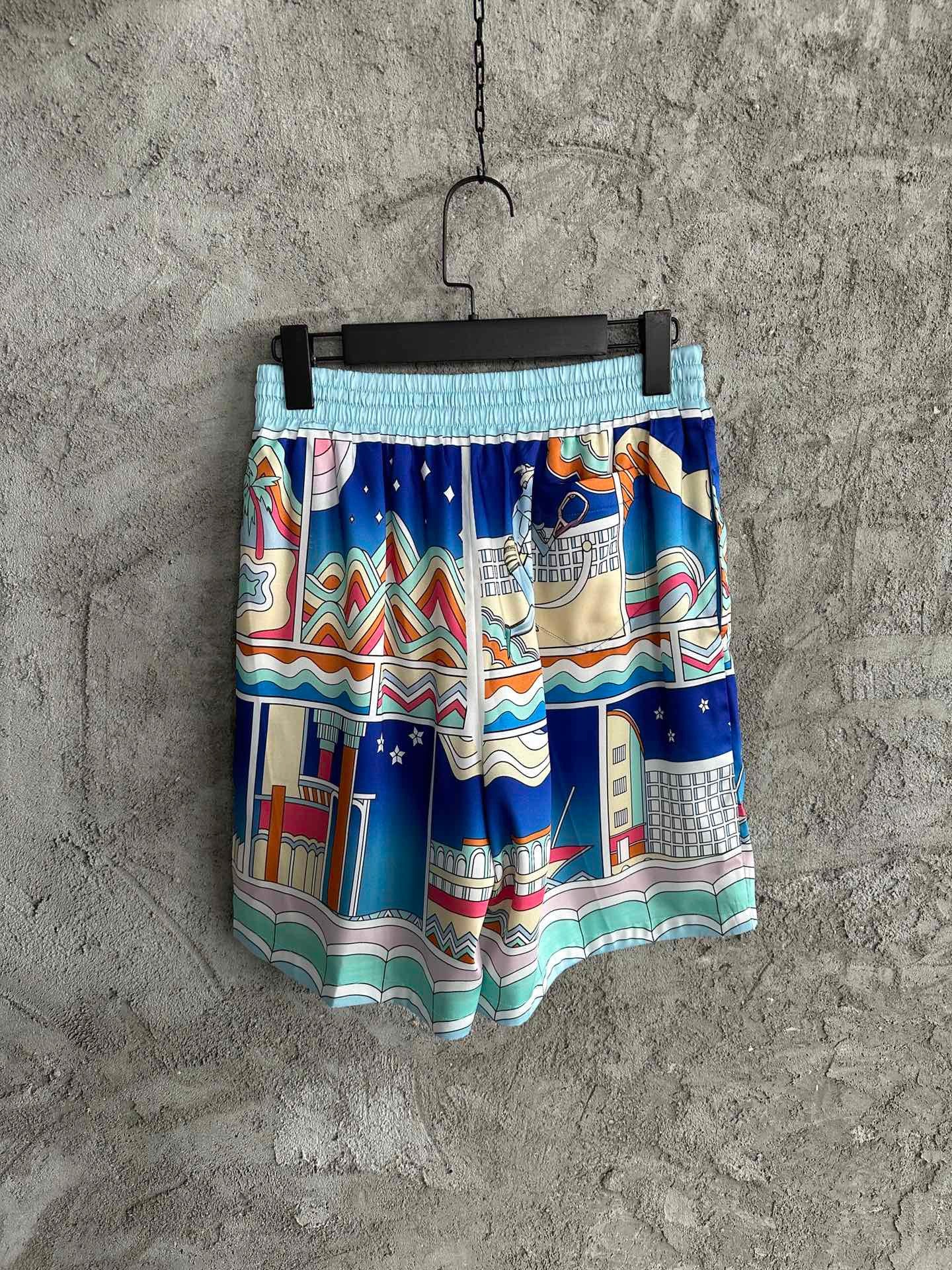 Mehrfarbige Shorts
