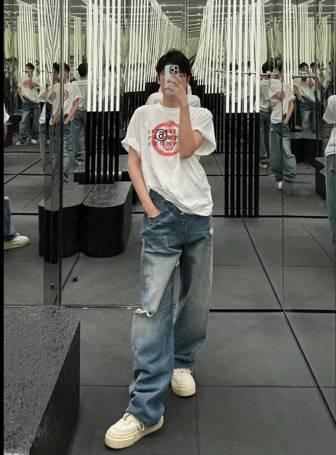 White T-Shirt - FashionHype.xyz