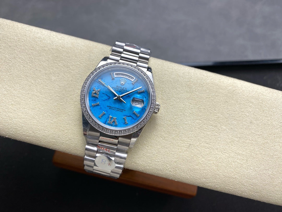 White blue Watch - FashionHype.xyz