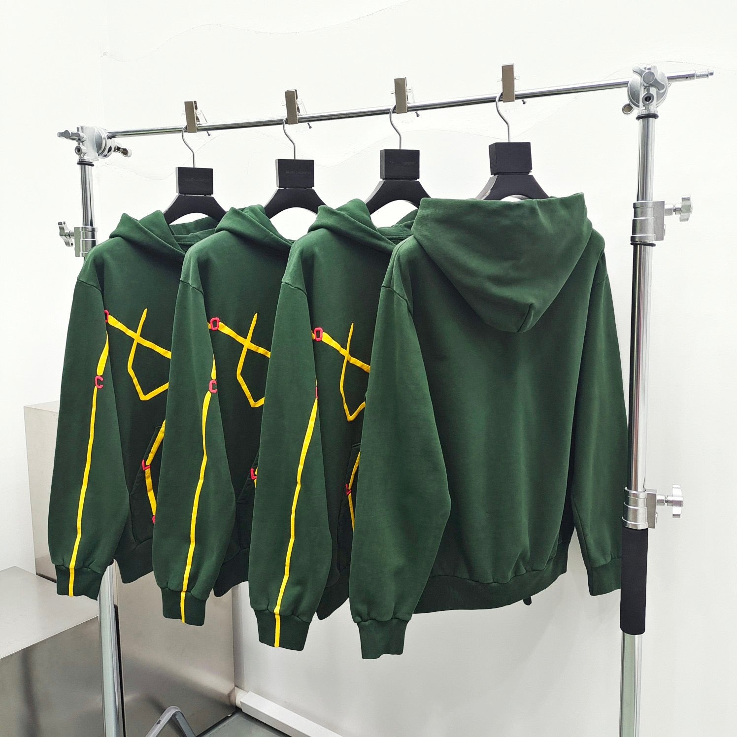 Grüner Hoodie