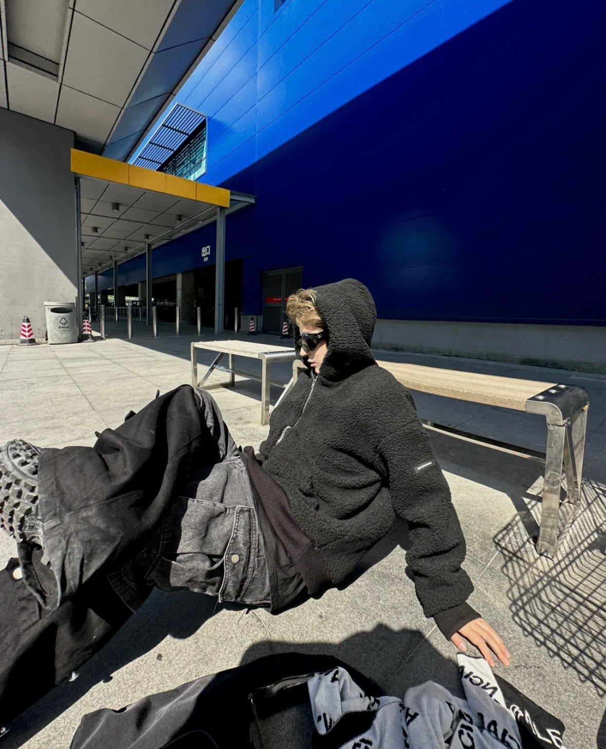 Schwarze Jacke