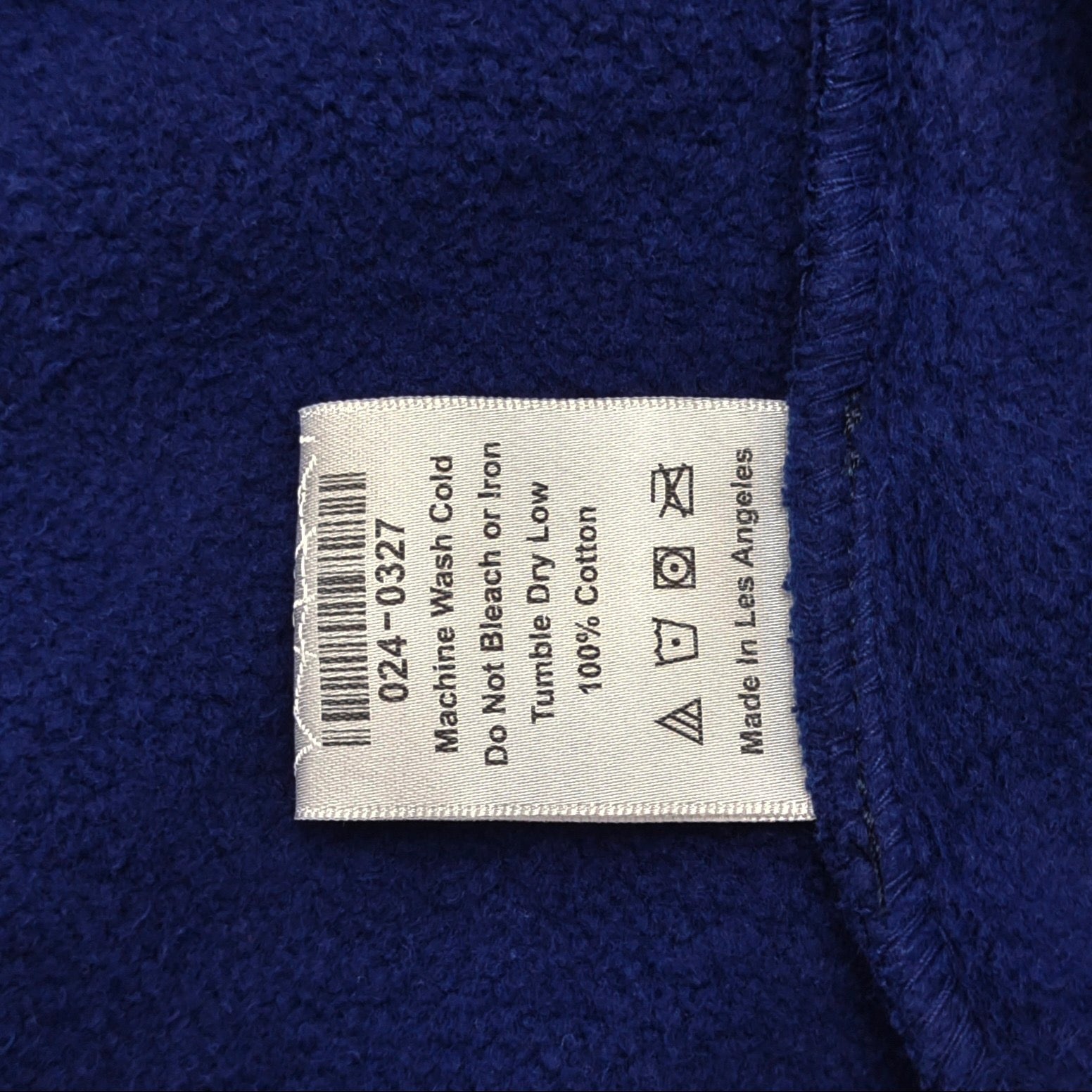 Blauer Hoodie