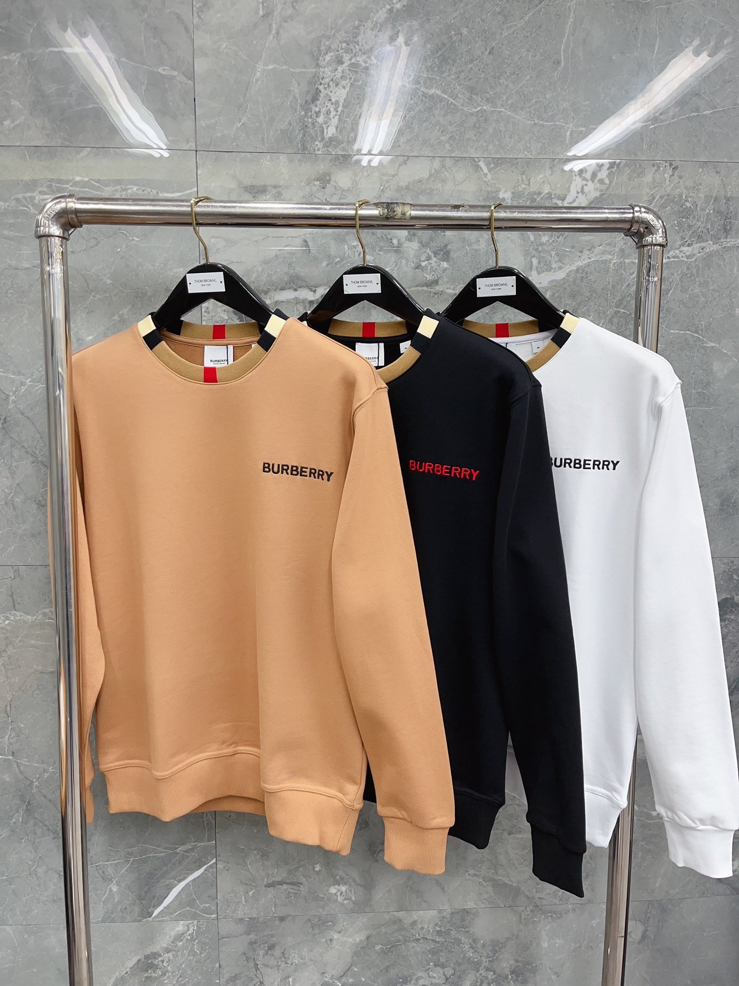 Black, Grey and White Sweatshirt - FashionHype.xyz