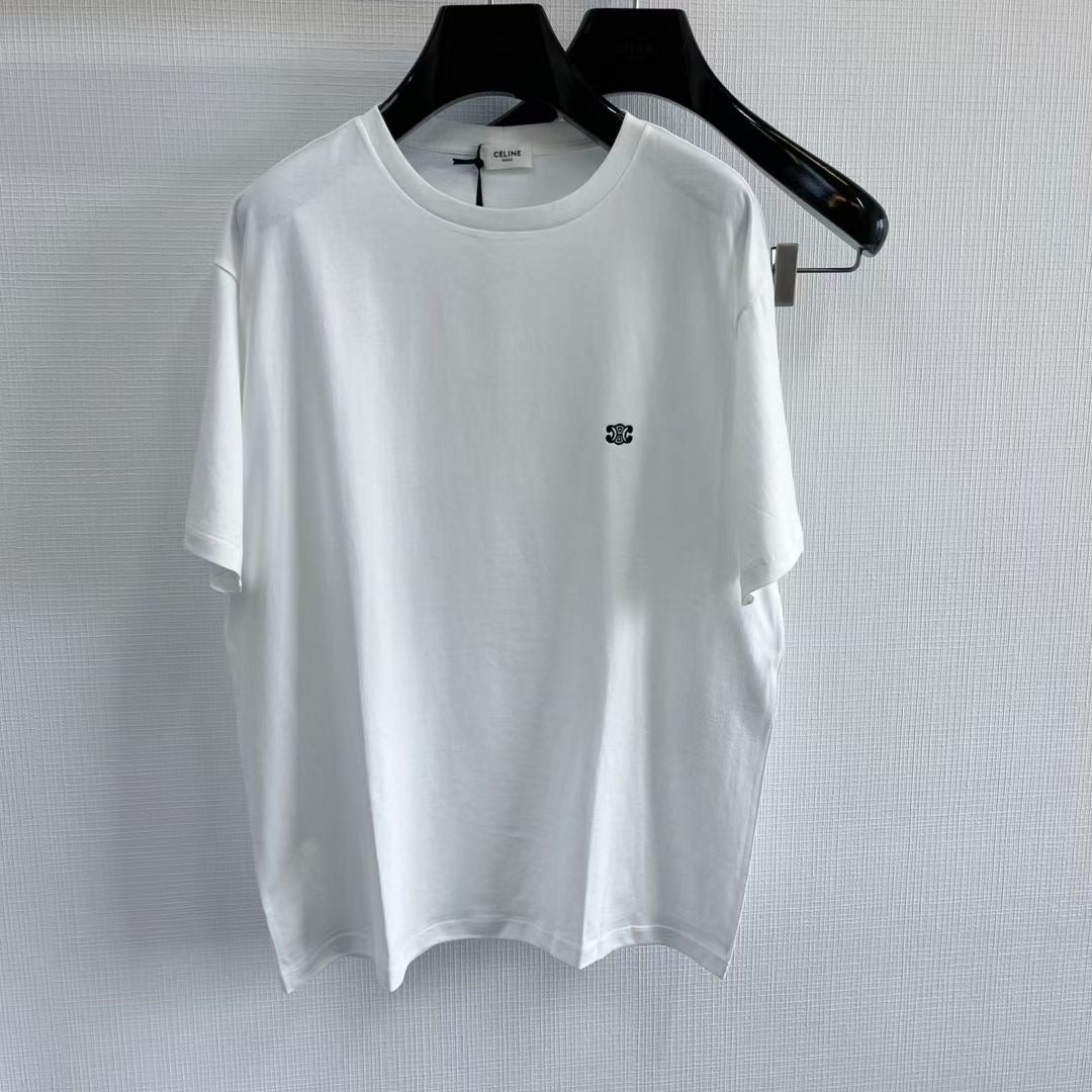 Schwarz-weißes T-Shirt