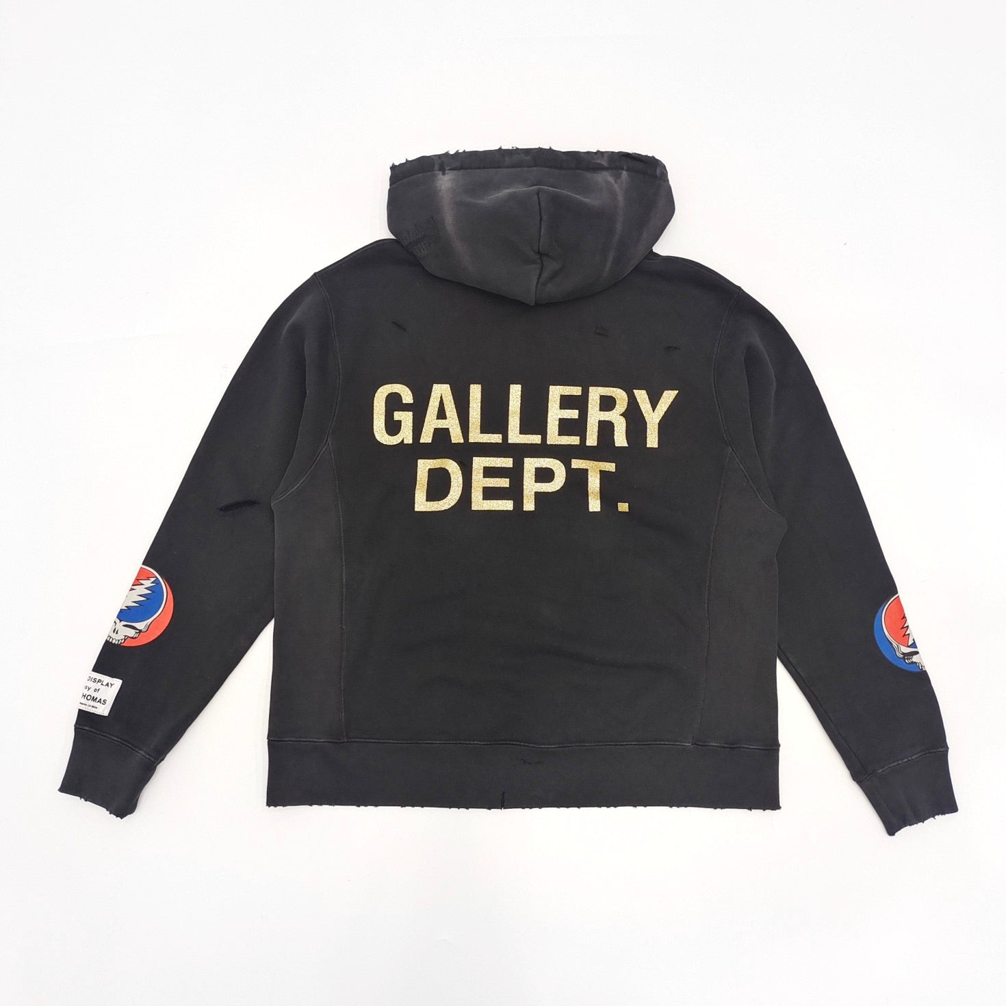 Schwarzgrauer Hoodie