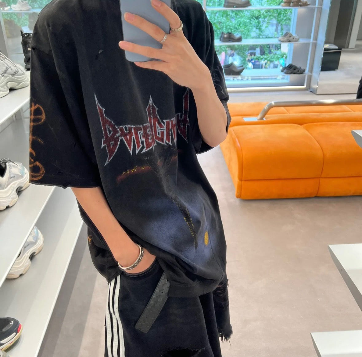 Schwarzes T-Shirt