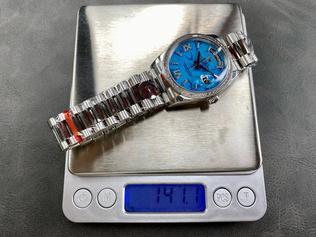 White blue Watch - FashionHype.xyz