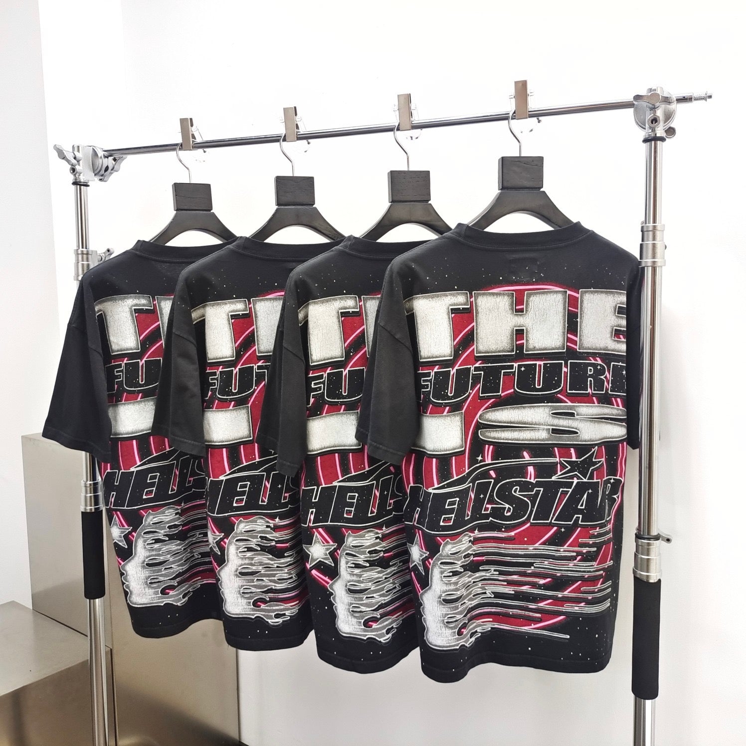 Dunkelschwarzes T-Shirt