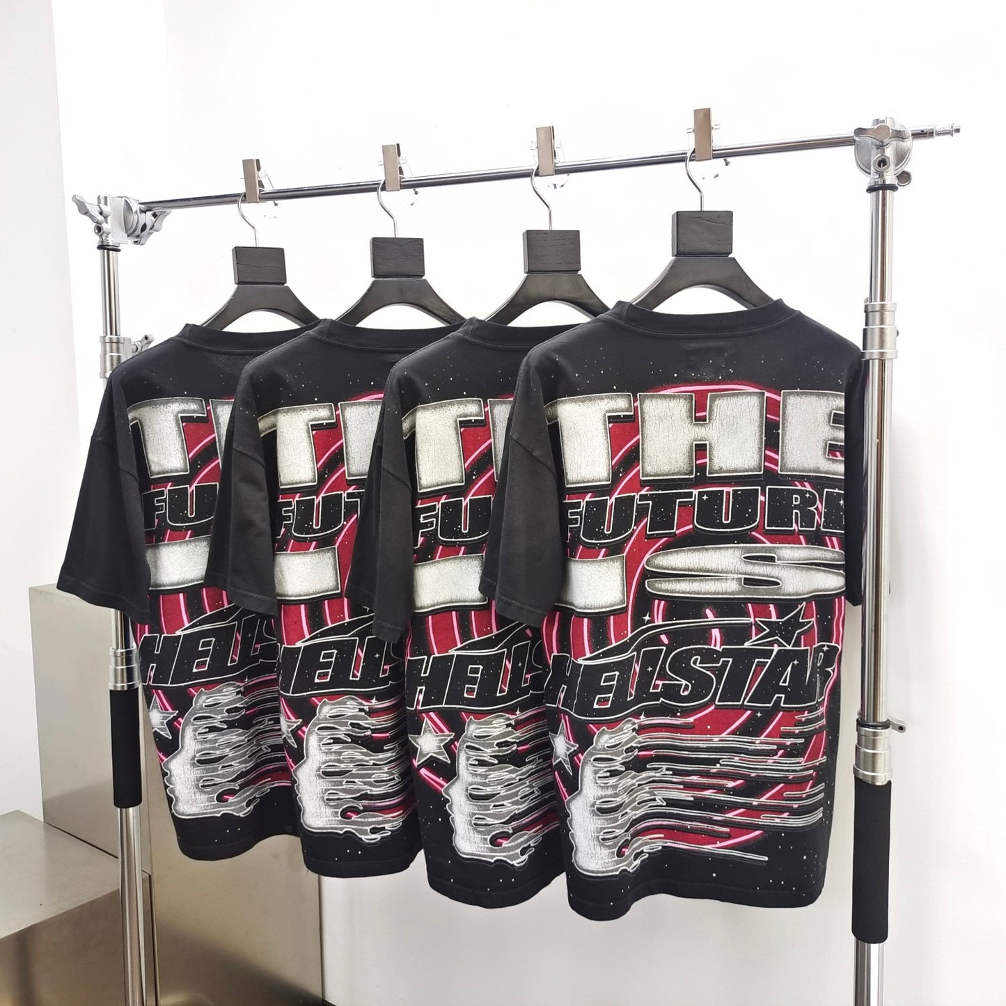 Dunkelschwarzes T-Shirt