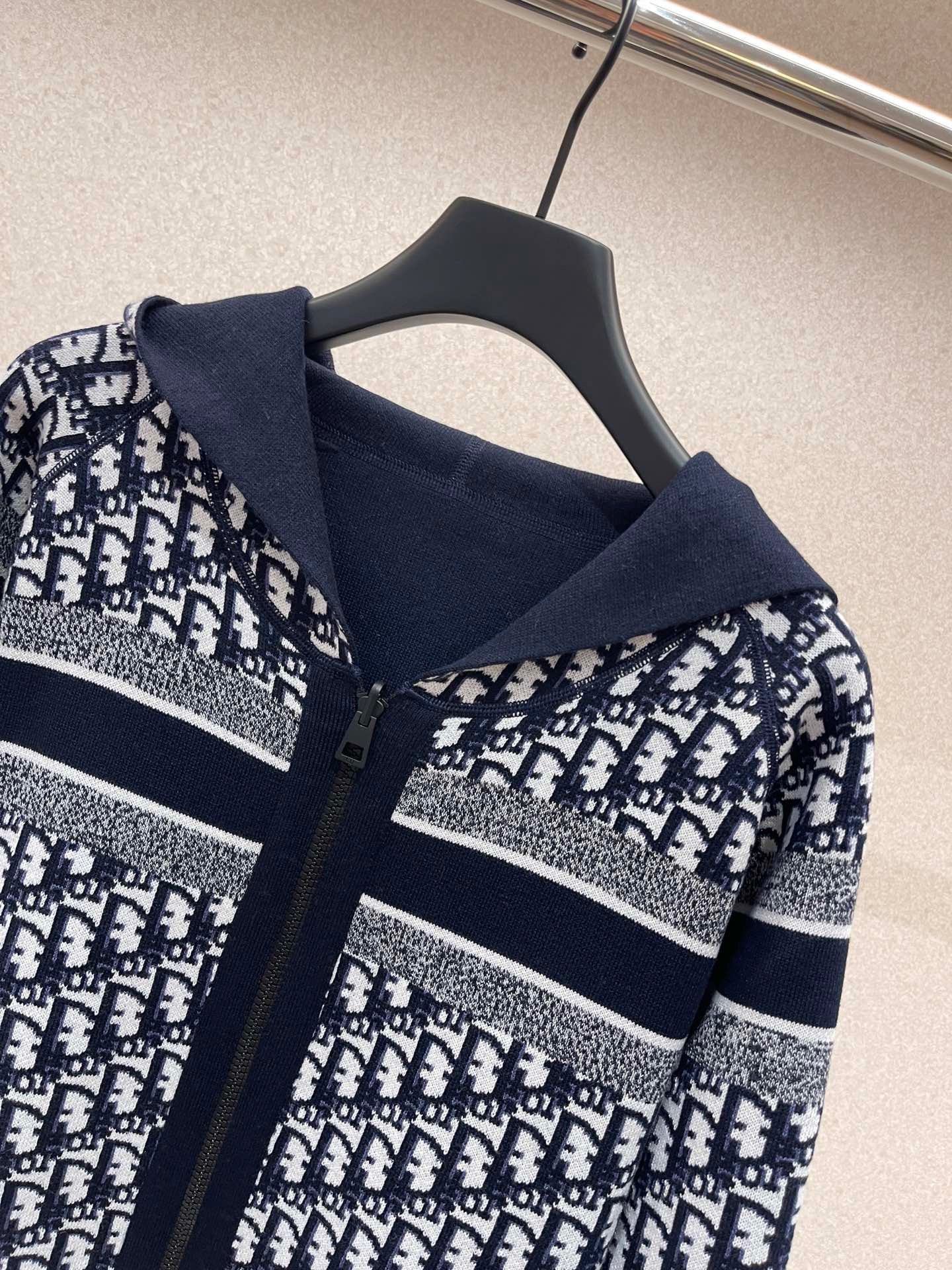 Dark blue and Grey Jacket - FashionHype.xyz