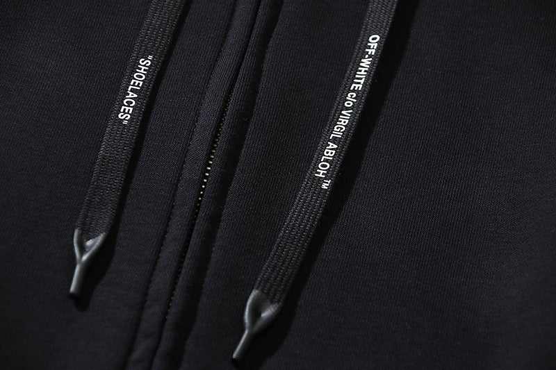 Schwarzer Hoodie