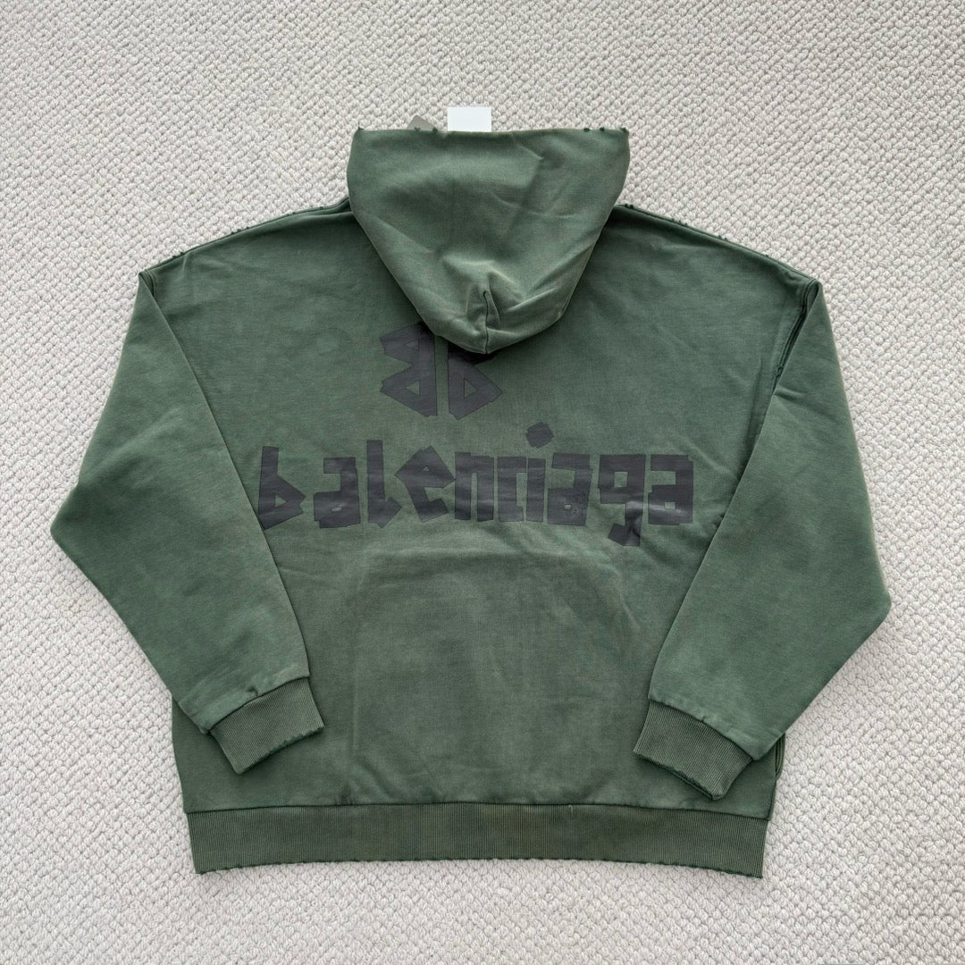 Grüner Hoodie
