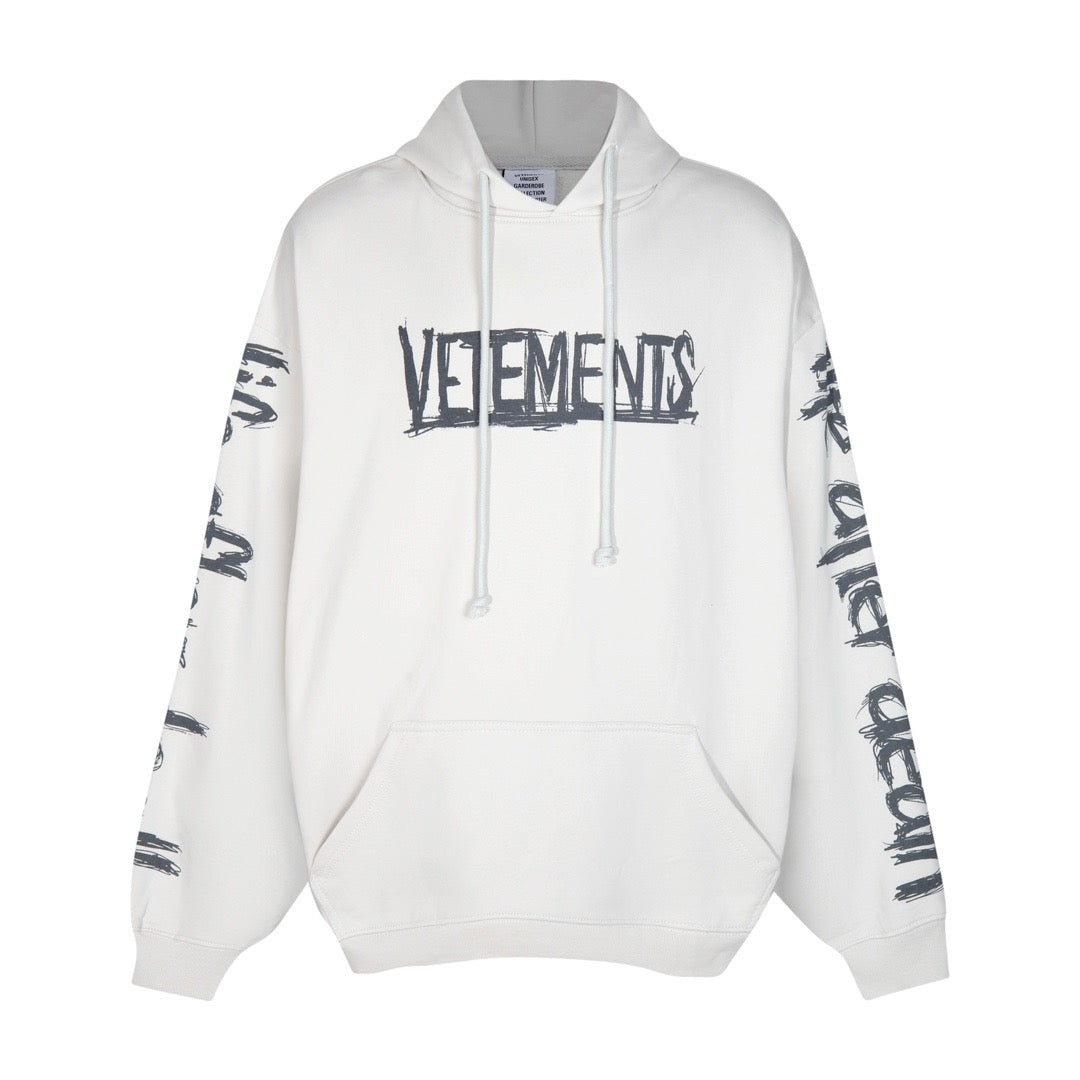 Schwarz-grauer Hoodie