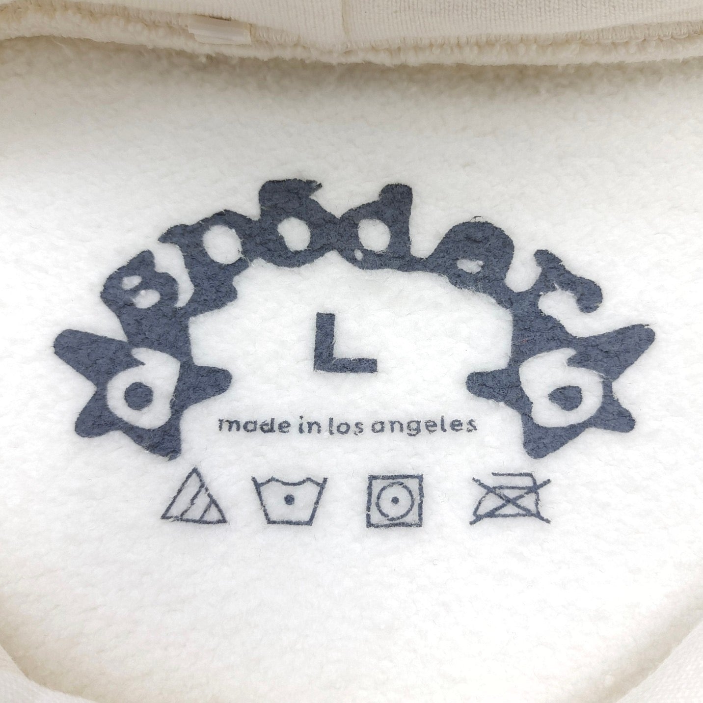 Weißer Hoodie