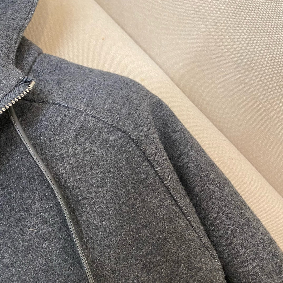 Dark black and Khaki  Jacket - FashionHype.xyz