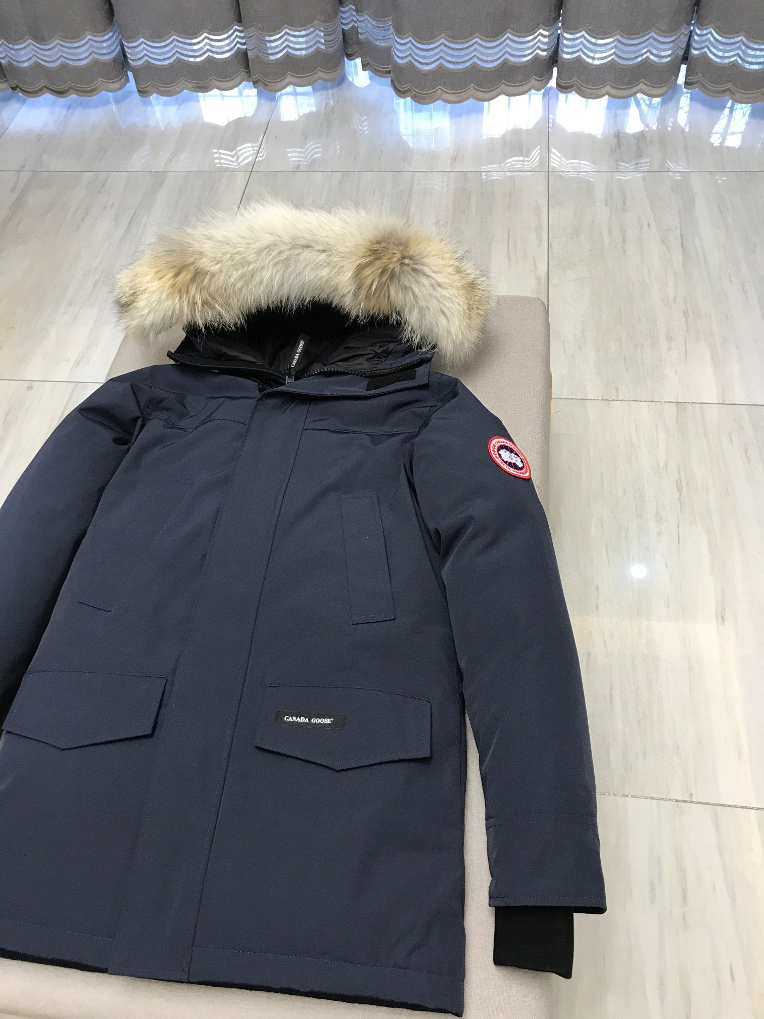 White,Grey,Blue and Black Jacket - FashionHype.xyz