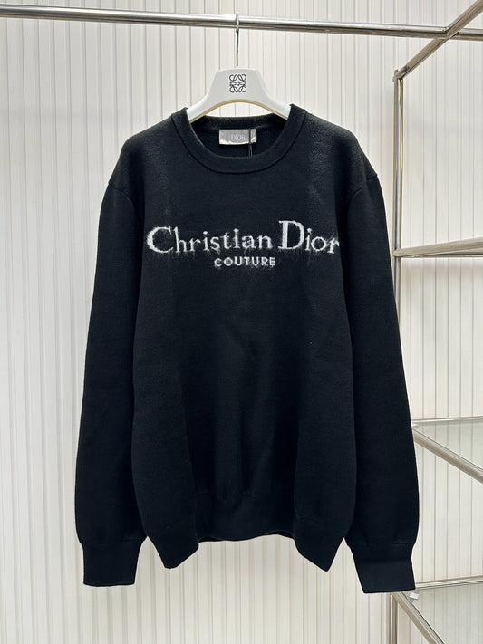 Schwarzes und himmelblaues Sweatshirt