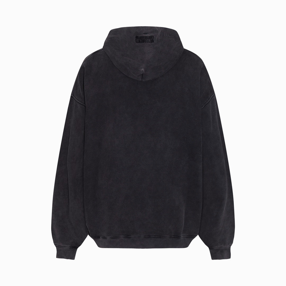 Schwarzer Hoodie