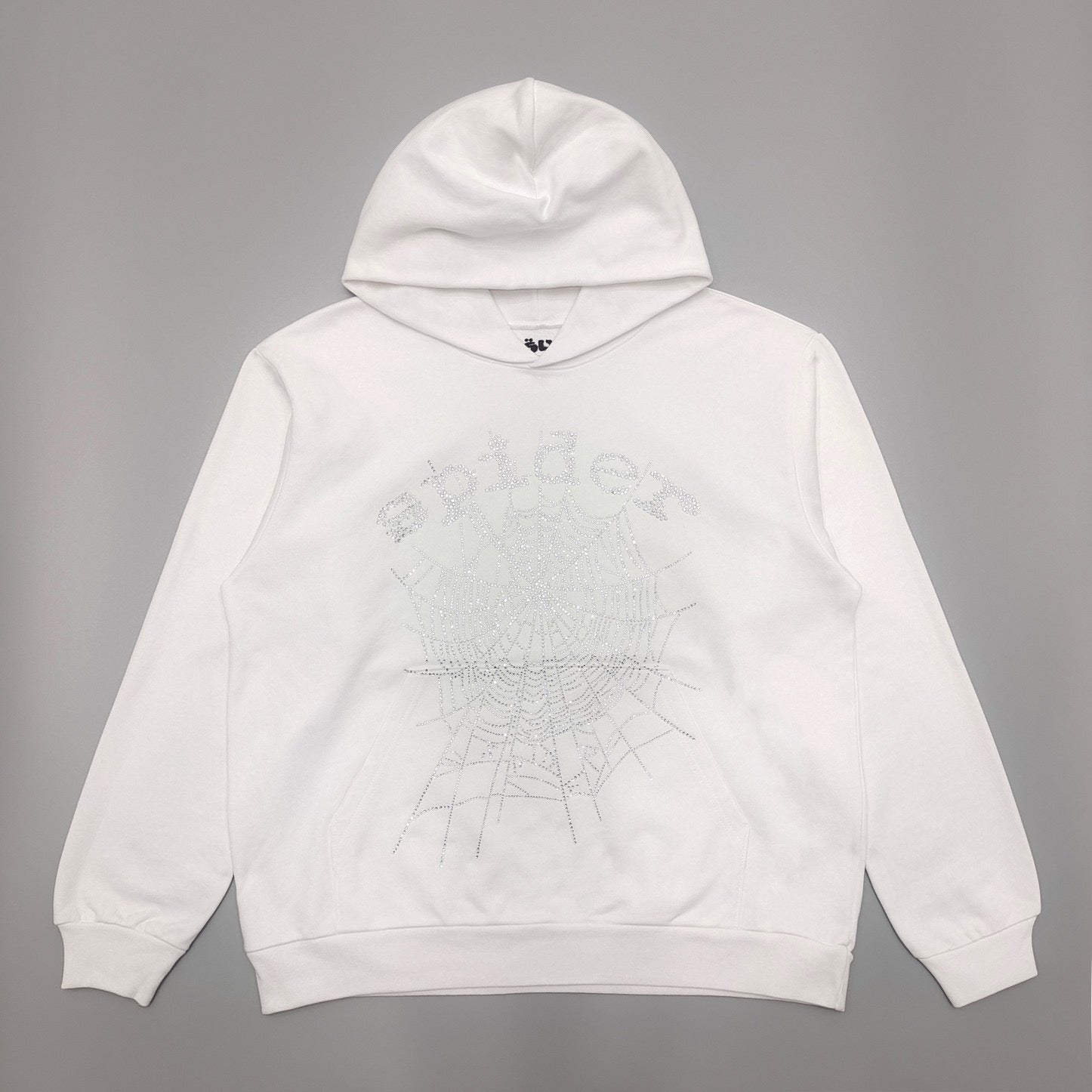 Weißer Hoodie
