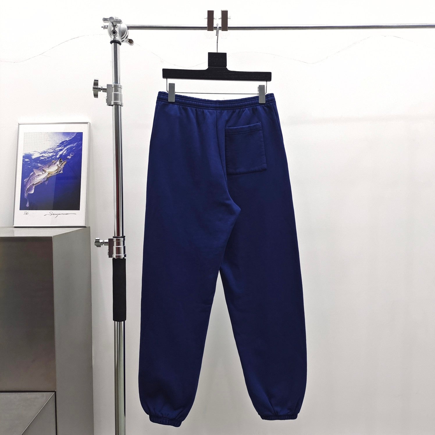 Blaue Hose