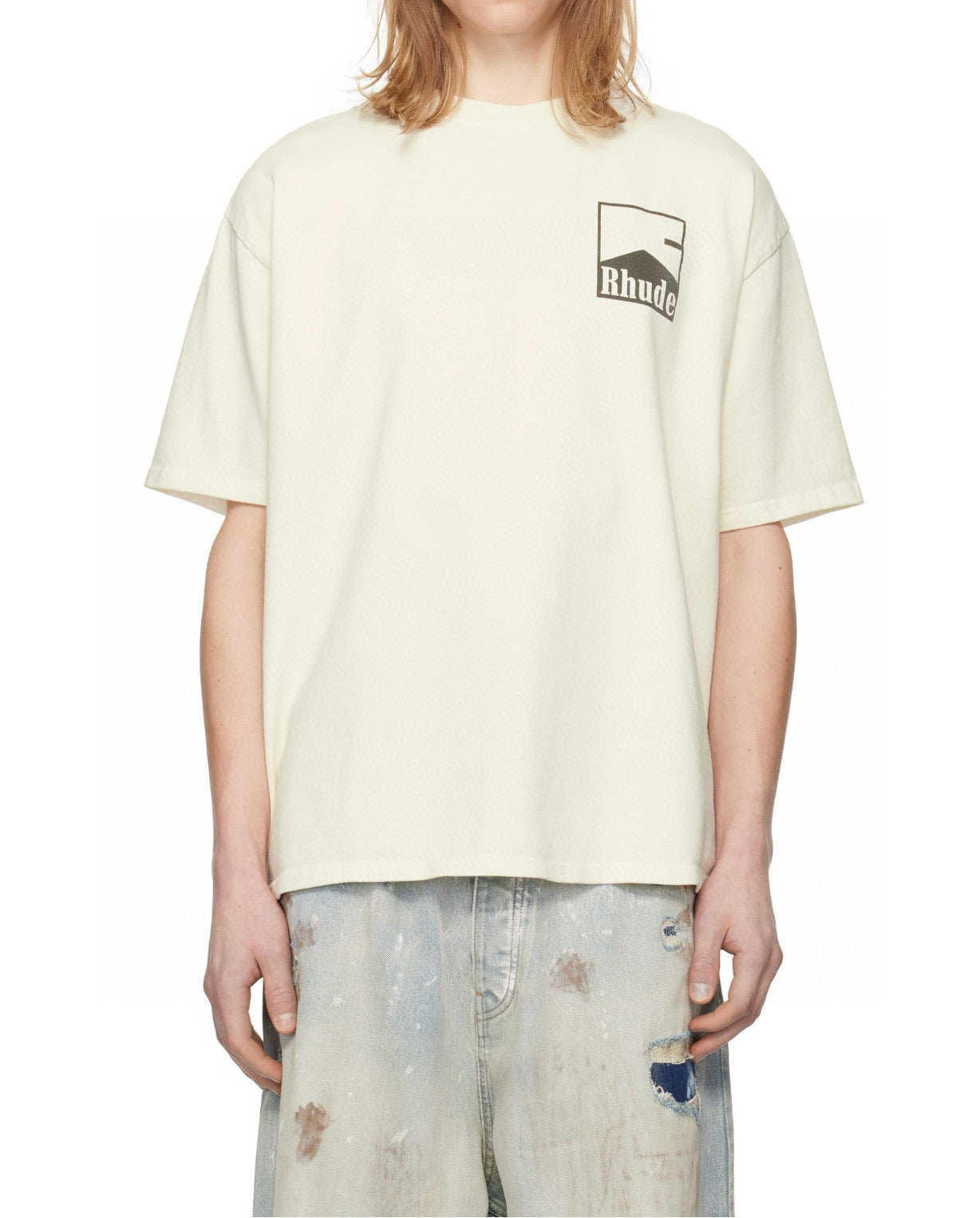 Schwarz-weißes T-Shirt