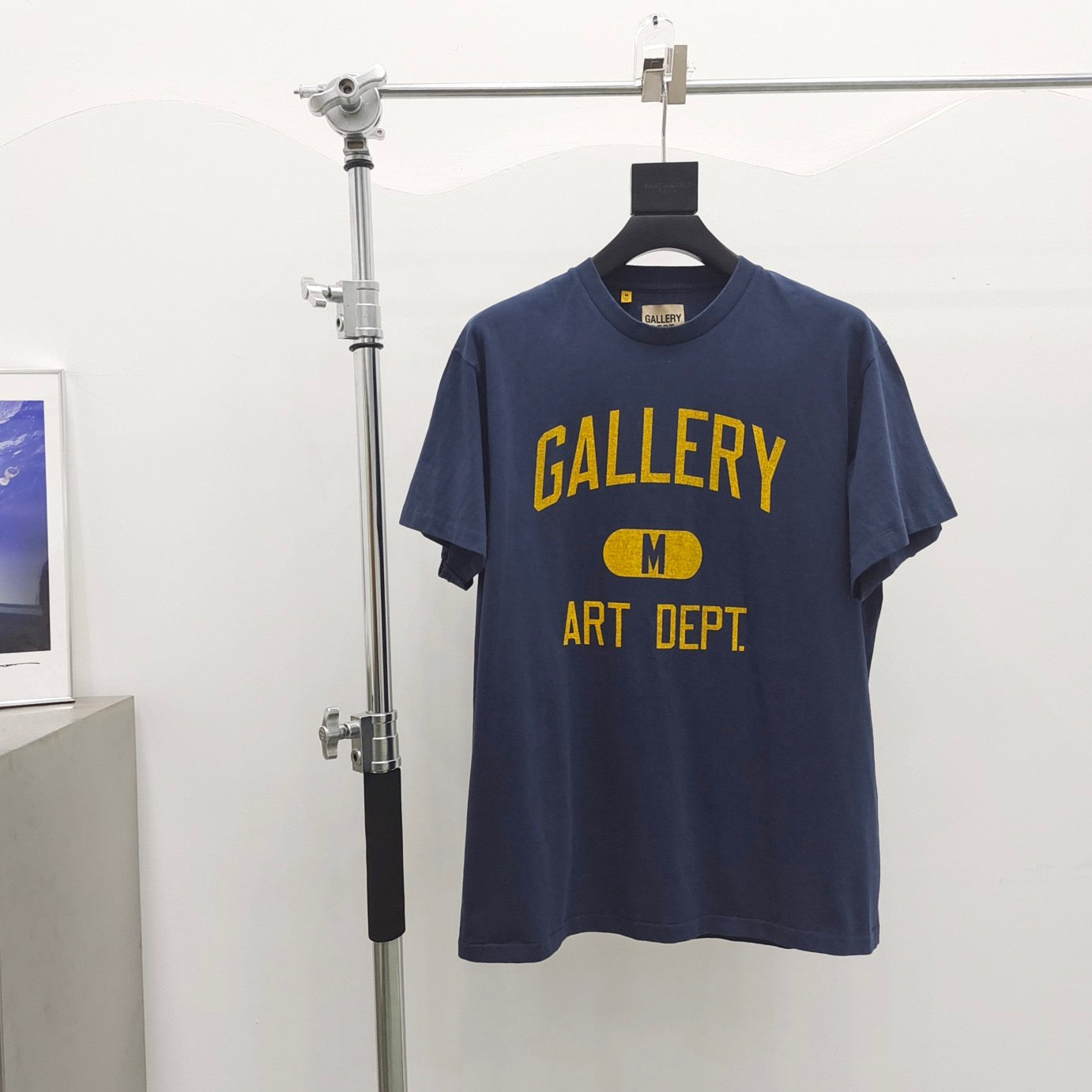 White, Navy blue and Ice blue T-shirt - FashionHype.xyz