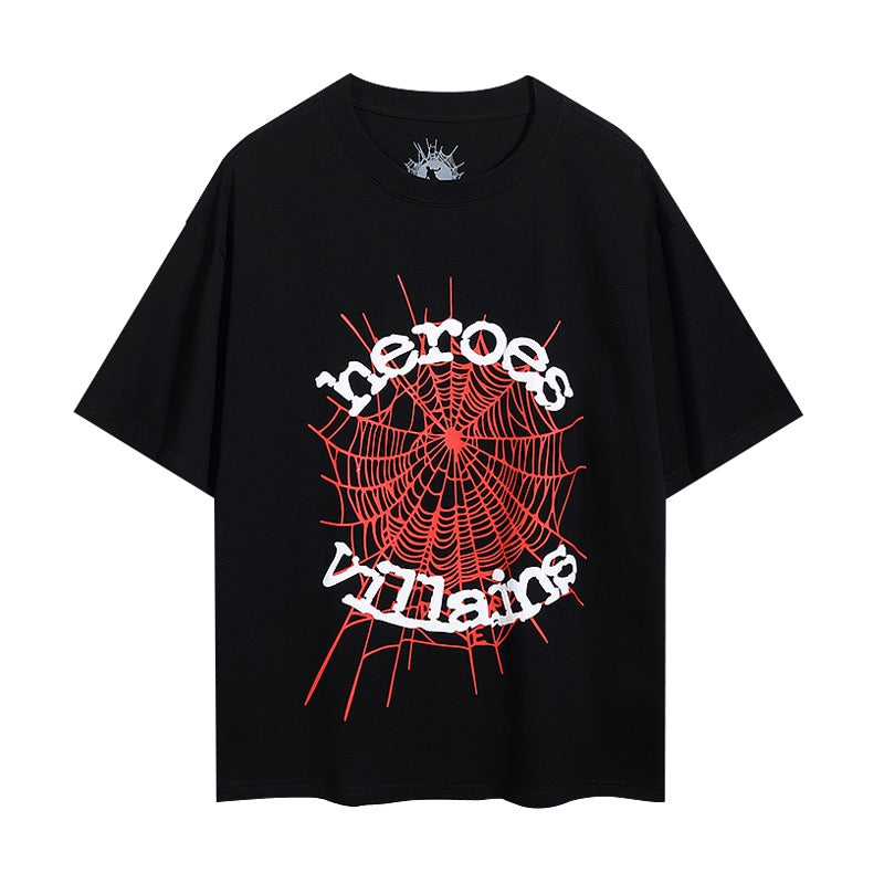 Rotes und schwarzes T-Shirt
